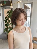 ボブ/縮毛矯正/韓国風タッセルボブ/レイヤーボブ/くびれボブ/