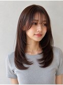 似合わせカット◎艶髪髪質改善カラーロングヘア×秋カラー
