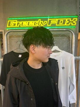グリーディーフォックス 代々木(Greedy FOX) 波巻き/ハイライト/マッシュパーマ/ウルフ[シェービング