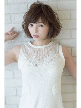 ザ シー 海老名(The C) [The C ]　ニュアンスカール☆流し前髪ボブ