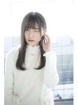 サロンドミルク 原宿(salon de MiLK)&nbsp;【salon de MiLK 原宿】透け感×イルミナアッシュベージュ