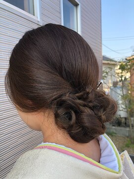 アムズヘアーファム 和装ヘアアレンジ