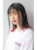 スリースター(THREE STAR)&nbsp;【THREE STAR】裾カラーチェリーピンク☆☆☆