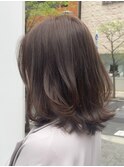 ブリーチなし × オリーブグレージュ Hair Design Collet Ginza