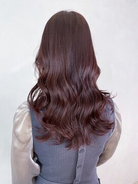 アイティー バイ アルバム 浦和店(IT by ALBUM) ブリーチ無しラベンダーピンクレイヤー_くびれヘア_ba367261