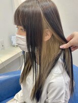 ウーロス(uros.) 【SENA】インナーカラーベージュ ミルクティー アッシュブラウン