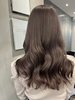 ジーナ 北千住(Zina)&nbsp;髪質改善＊大人かわいい巻き髪ロング＊グレージュ【Zina北千住】