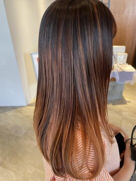 サラビューティーサイト 志免店(SARA Beauty Sight) 髪質改善ケアカラー+デザインカラー/SARA志免☆山之内