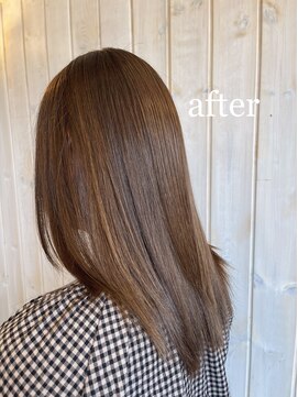 チェルモ 町田(CHELUMO) 縮毛矯正　 after サイド