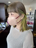 リコバイアフロート(riko by afloat)&nbsp;フルバング/イヤリングカラー/外ハネ/もみれ毛