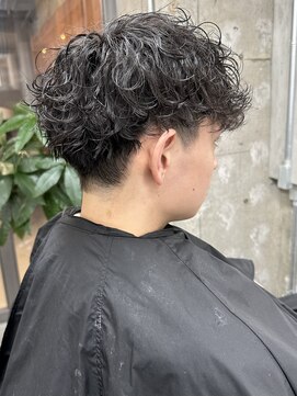 ロンド ローガン 名駅(Lond LOGAN) 波巻きスパイラルパーマ メンズ 名古屋 名駅 眉毛