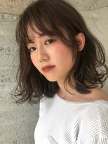 エイチバイシオミエイチ 神戸三宮(H by shiomi H)&nbsp;【shiomi H】春パーマ×セミロング×アースカラー/こなれヘア