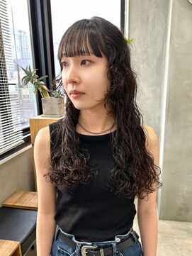 テトヘアー(teto hair) ロングウェーブ　スパイラルパーマ　くるくるパーマ