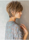 30代/40代/50代・絶壁解消・小顔前下がりショートボブ【中村】