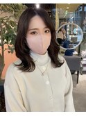 外ハネミディアムレイヤー♪