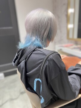 アマンドール(Aman D'or) メンズホワイトシルバー×インナー×ウルフ