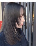 ストレートレイヤー/フェイスレイヤー/グレージュ