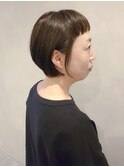 30代・40代・50代におすすめ　前髪が可愛いショートボブ
