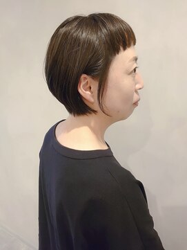ラトリエコンタン(L´atelier Content) 30代・40代・50代におすすめ 前髪が可愛いショートボブ