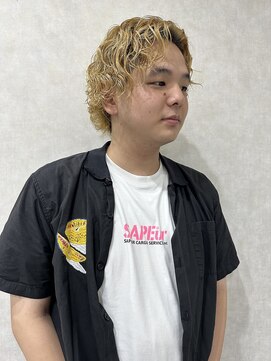 ロエン 西岡崎店(ROEN) #ブリーチパーマ/20代/30代/ウルフパーマ/メンズパーマ