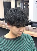 メンズ/波巻き/マッシュ 【RANDY】