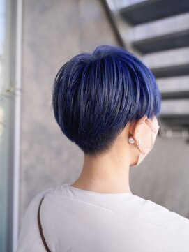 シャロン(SHARON) 【SHARON原宿】グラデーション刈り上げ×ブルーネイビー