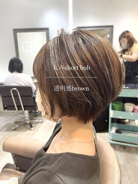 ミルプデザイン(MilP design) 嶋村夏実★ショート透明感ブラウンカラー
