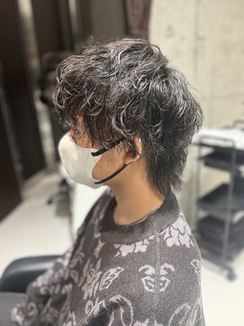 アヴァンスクロス あべのルシアス店(AVANCE. CROSS) ウルフマッシュ×波巻きパーマ