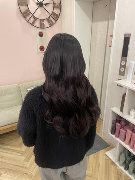 シュガー ヘアアンドネイル 仙台(SUGAR) 黒髪ロング＊馴染ませエクステ