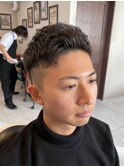 【20代 男性】ロンドンツーブロアイロンパーマ(大宮/バーバー)
