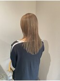 ハイライトミルクティーベージュ/セミロングレイヤー