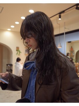 シム 千葉(sim) セミロングパーマ stylist今井