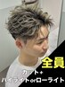 【夏井指名限定】メンズカット+ハイライトカラー ￥19000