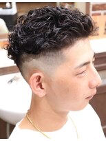 アクセプトザワールドバーバー(Accept the world barber)&nbsp;極道パーマ×スキンフェード