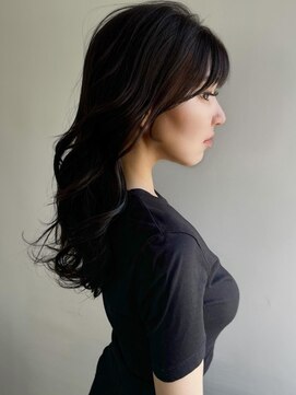 エル セルカ 高田馬場(el CERCA) 韓国風巻き髪×大人美髪クリアブラックカラー
