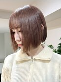 ハイトーンミルクティーグレージュ明るめアッシュベージュ2030代