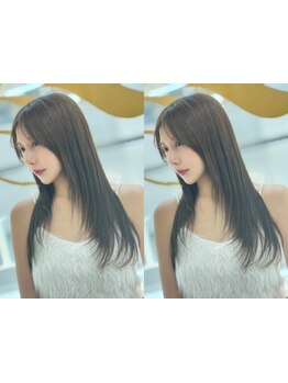 縮毛矯正とは思えないほど自然に☆"ECLARTプレミアム美髪縮毛矯正"を使用し理想の髪質に改善♪[高田馬場]