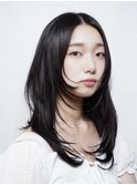 ロング／フェイスレイヤー/姫カットレイヤー／20代30代40代