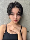 ☆【春日】オリーブグレー/ショート/顔周りレイヤー/髪質改善193
