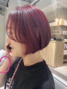 ボブ×カシスレッド