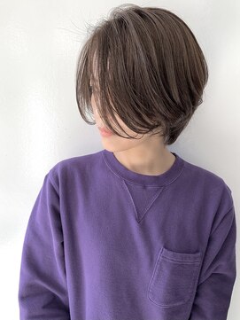 【ハンサムショート】×【アッシュブラウン】