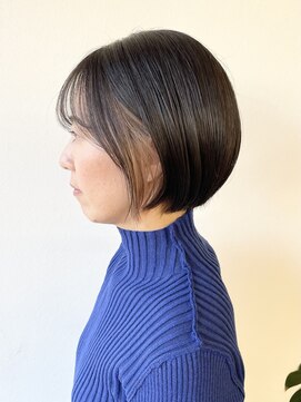 モリオフロムロンドン 松戸店(Morio from London) 【松戸 松田】大人ショート インナーカラー ベージュ