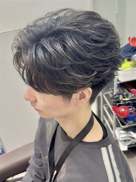 ディア 大宮店(DIA) 大宮ニュアンスフェザーパーマメンズ毛流れパーマナチュラルヘア