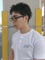 リオールバイニアウ(RE:ALL by Niau) 群馬太田メンズショートツイストスパイラルパーマフェード眉毛