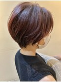ピンクブラウン束感ショート【佐藤和弥】