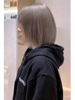 ランズ アネックス 梅田(LANDS ANNEX) くすみグレージュミニボブ