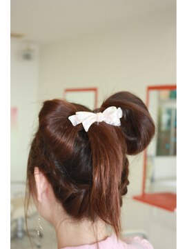 スクラッシュ(SCQRASH) リボン&片編み込み