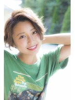 ミエルヘアーエスト 新宿店(mielhair est)&nbsp;ショート×ハイトーンカラー【新宿】