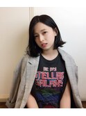 比留川游さん風ボブ