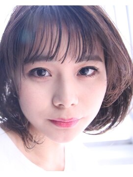 ブーケ(BOUQUET) 軽めAラインボブ シースルーバング